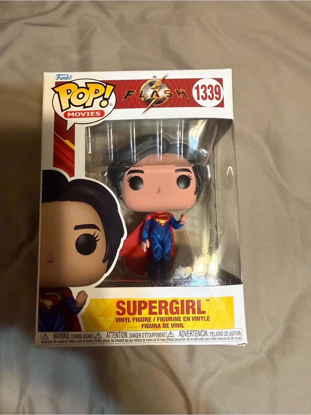 Funko Pop! Movies Supergirl Vinyl Figure - Red, Blue & Yellow